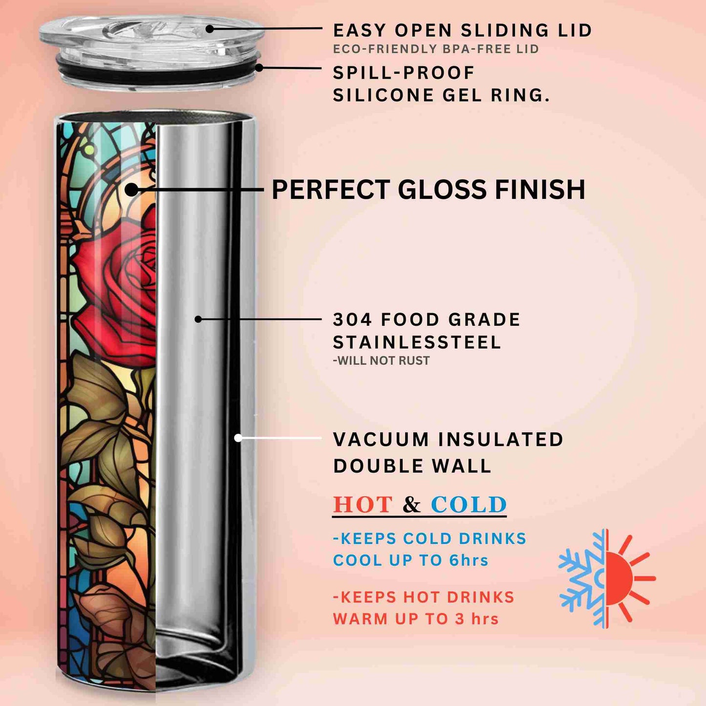 Glamour Pop Diva Tumbler